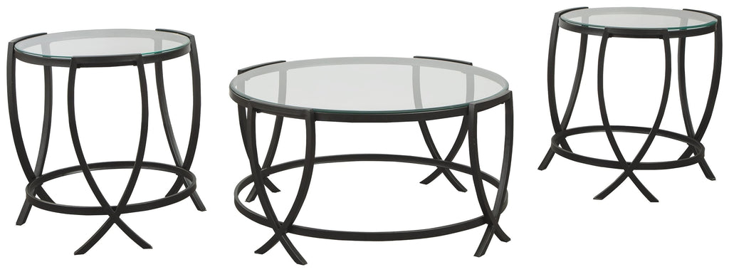 Tarrin - Occasional Table Set (Set of 3) - Black