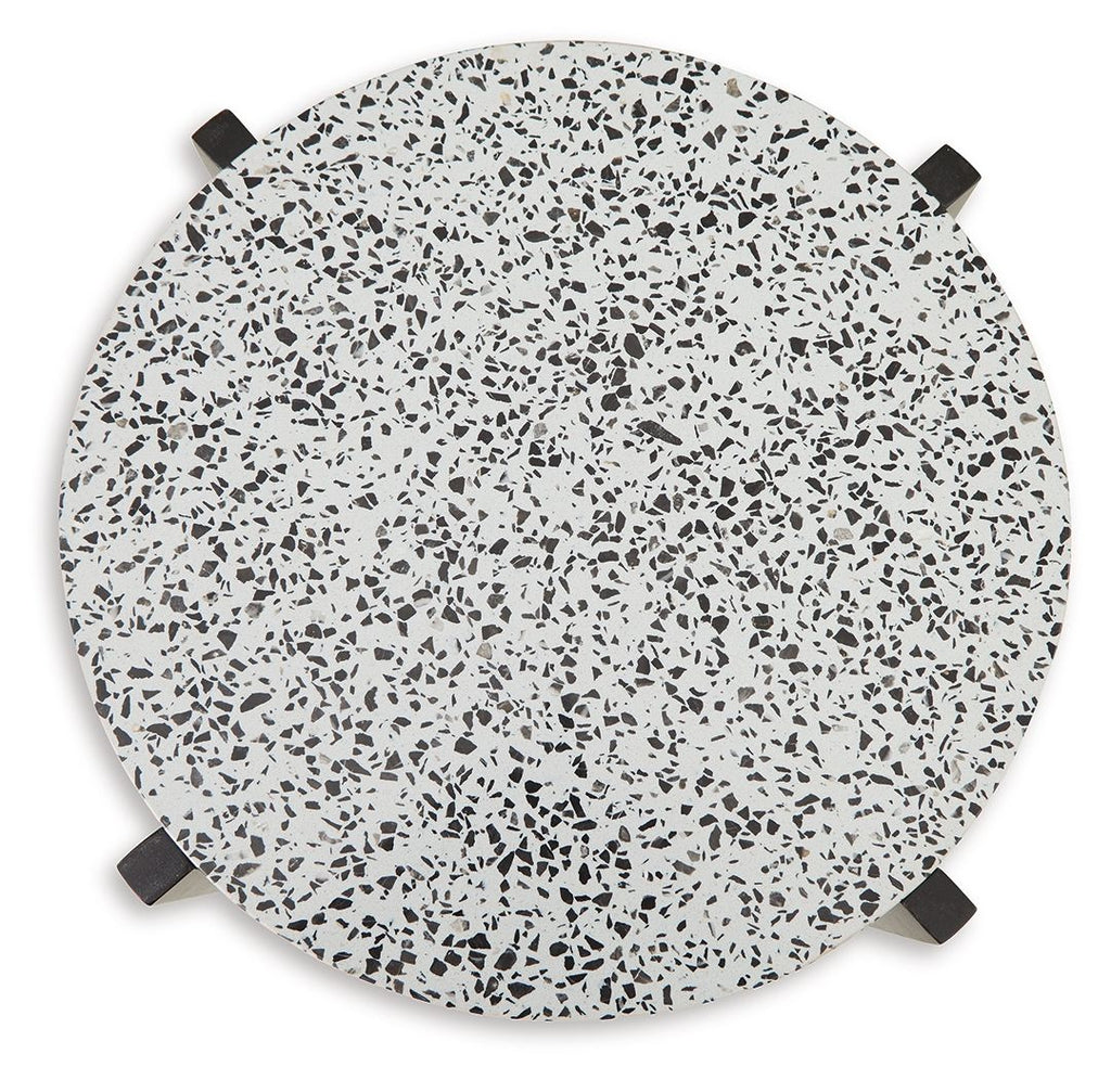 Tellrich - Accent Table - Black / White