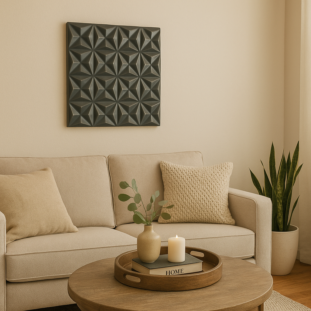 Black Square Modern Wall Art