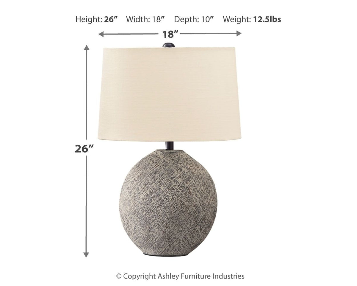 Harif - Paper Table Lamp  - Beige