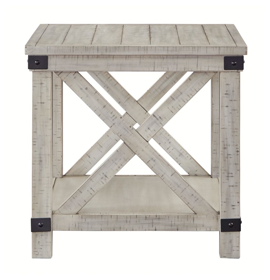 Carynhurst - Rectangular End Table - Whitewash