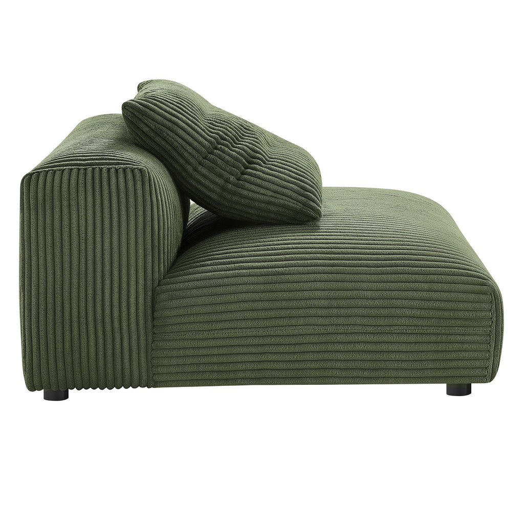 Solace 4-Piece Modular Corduroy Upholstered Sectional Sofa by Modway