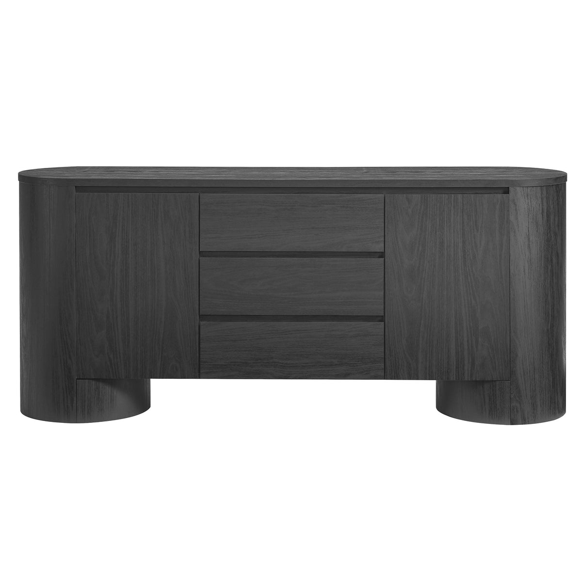 Duval 71" Rounded Sideboard Storage Cabinet by Modway