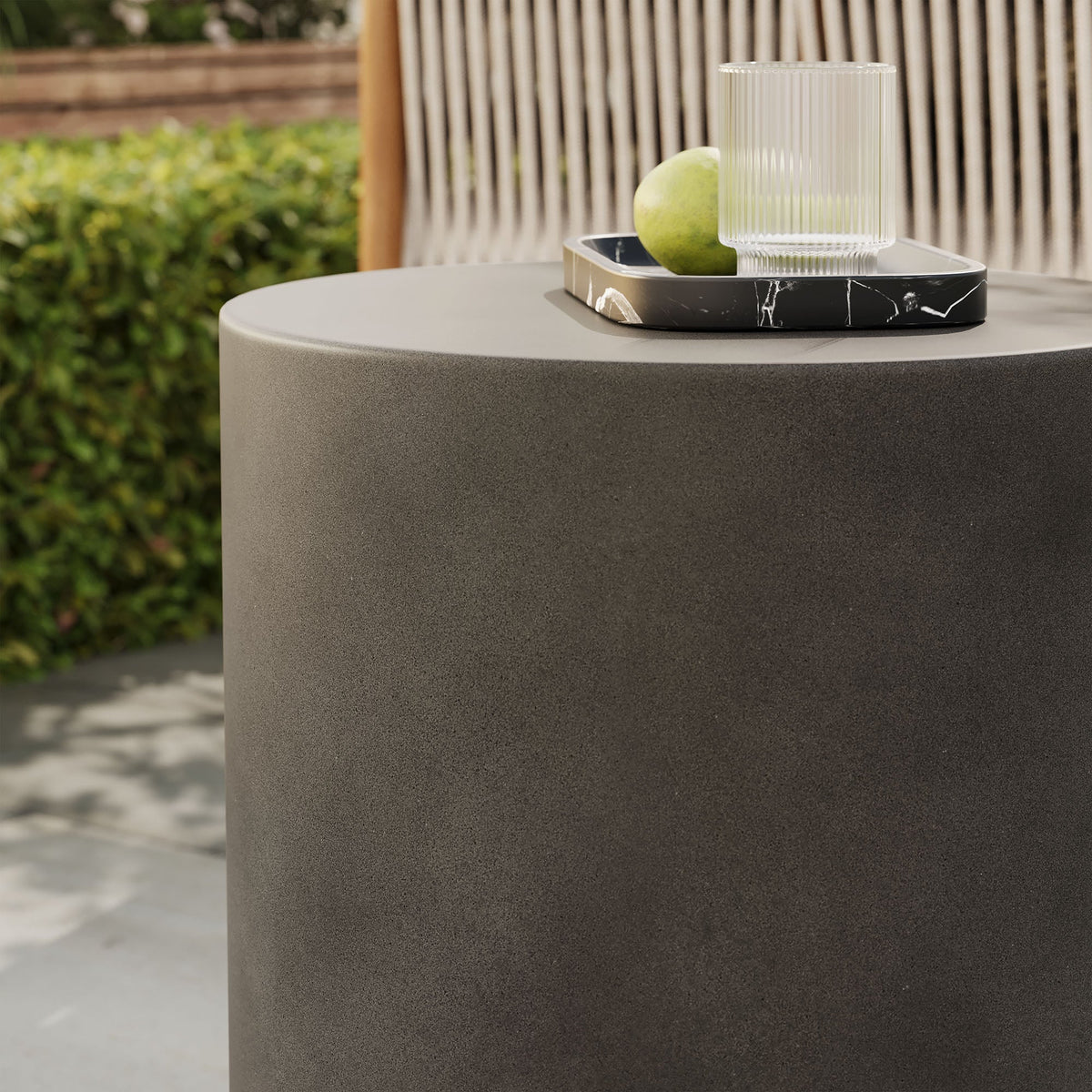 Brion Indoor-Outdoor Patio Concrete Stool by Modway