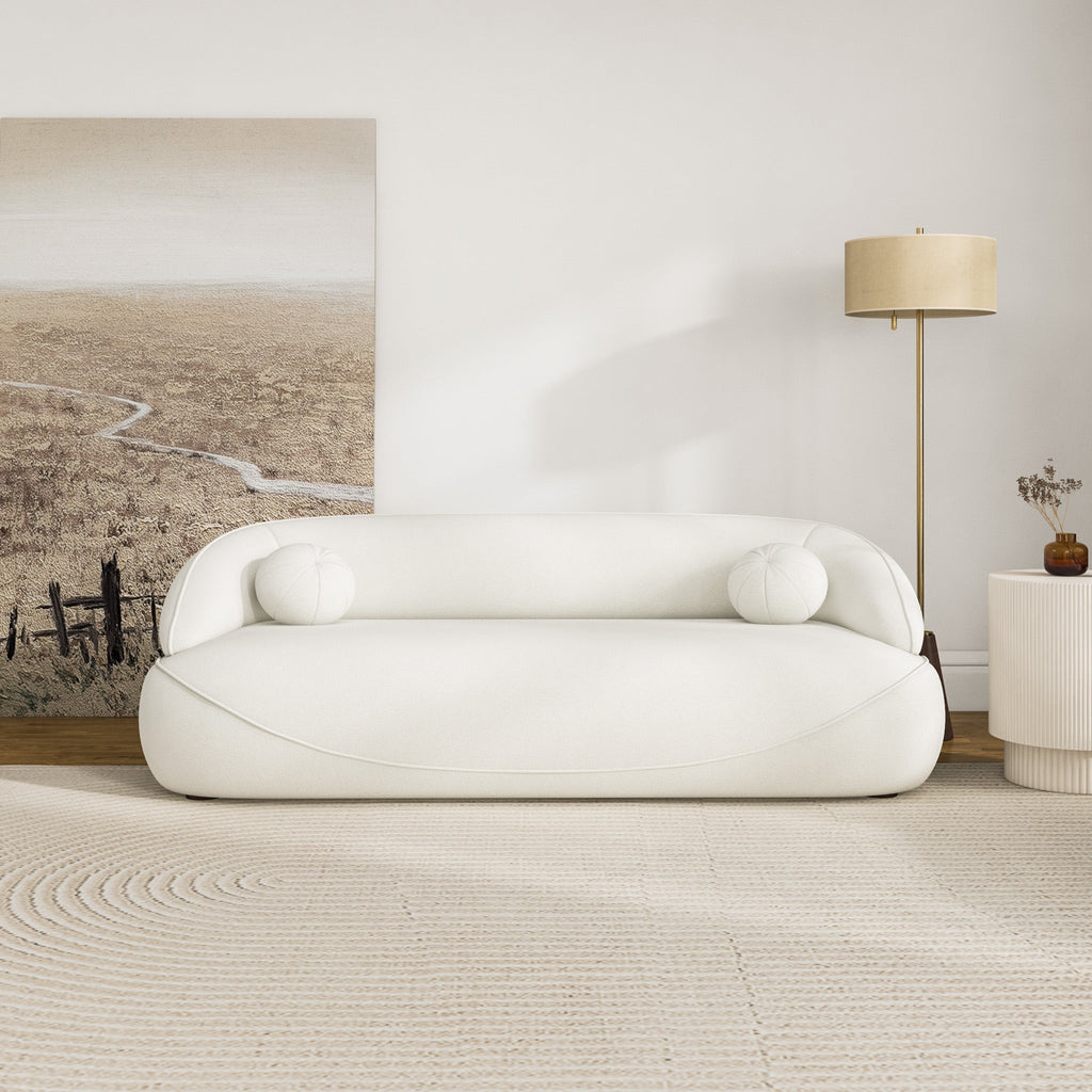 Andrew Beige Boucle Sofa