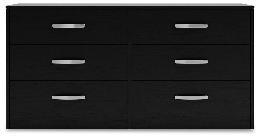 Finch - Six Drawer Dresser - 29'' Height - Black