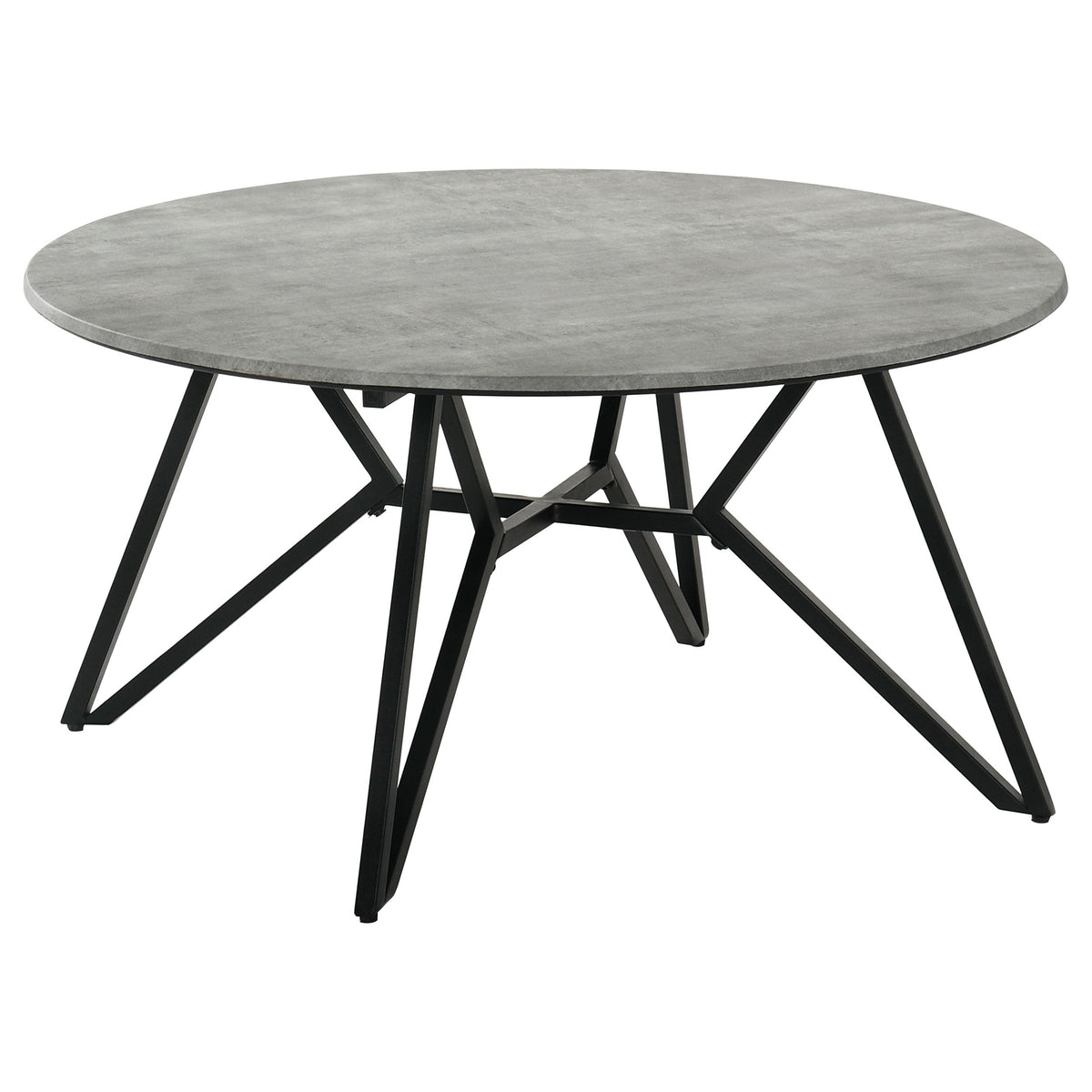 Garfield Cement 2-Piece Round SmartTop Coffee and End Table Set