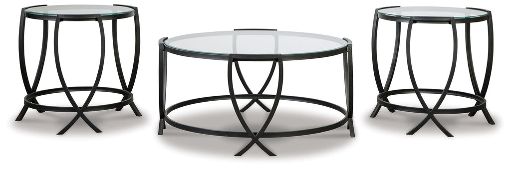Tarrin - Occasional Table Set (Set of 3) - Black