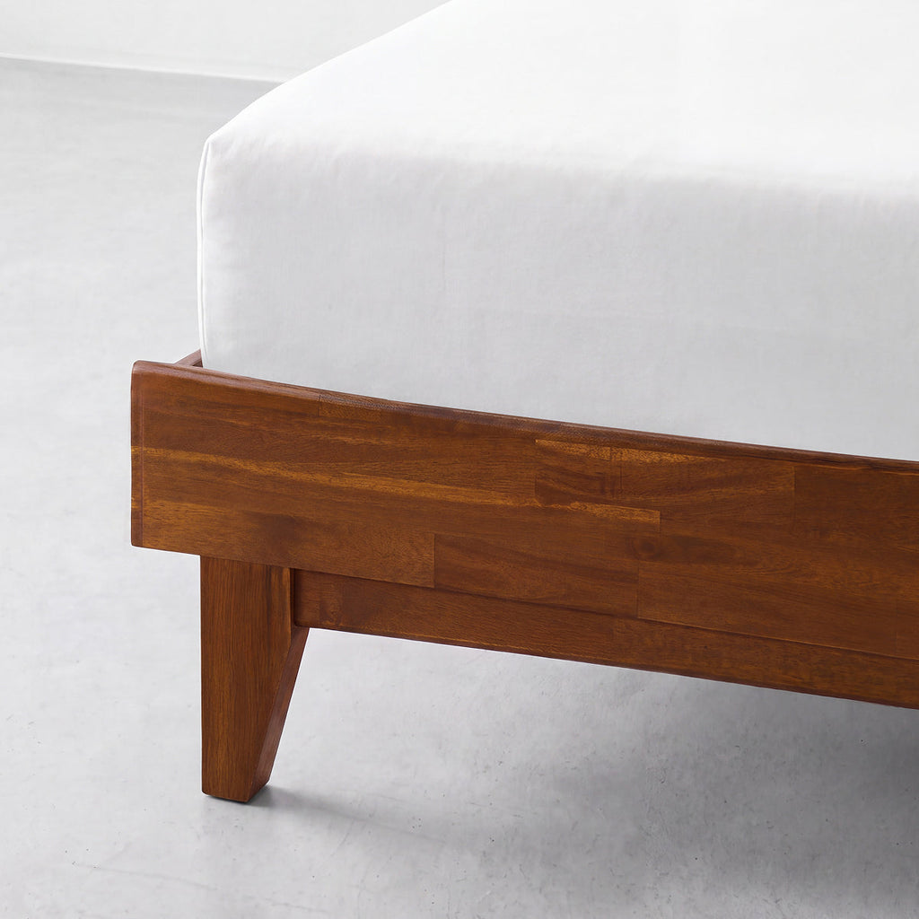 Aurora Solid Wood Bed Frame